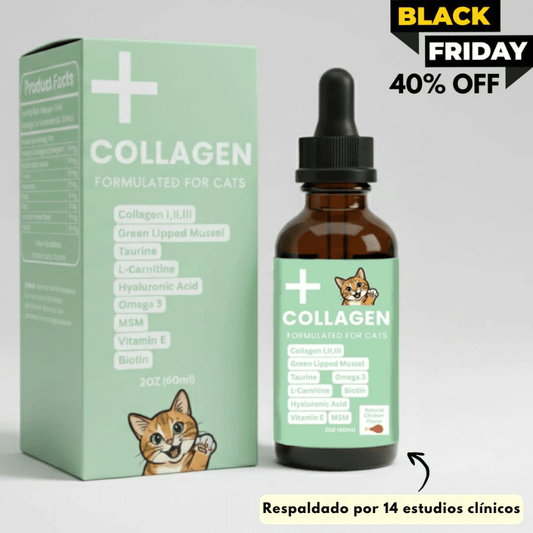 El colágeno premium ayuda a tu gato a mantenerse sano y sin dolor