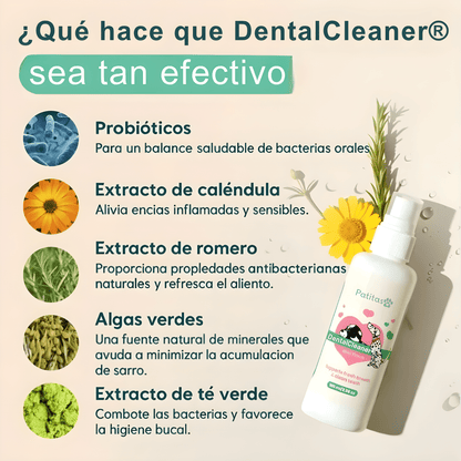 Spray DentalCleaner™ | Cuidado dental fácil, sonrisa sana y mascota feliz