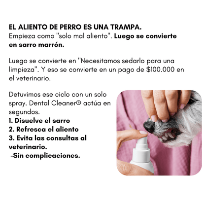 Spray DentalCleaner™ | Cuidado dental fácil, sonrisa sana y mascota feliz